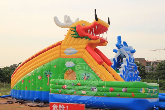 太湖充气大滑梯